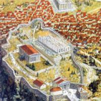 Drawing of Acropolis