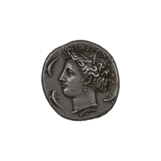 Decadrachm from Syracuse, obverse