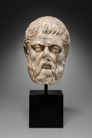 Marble bust of Plato